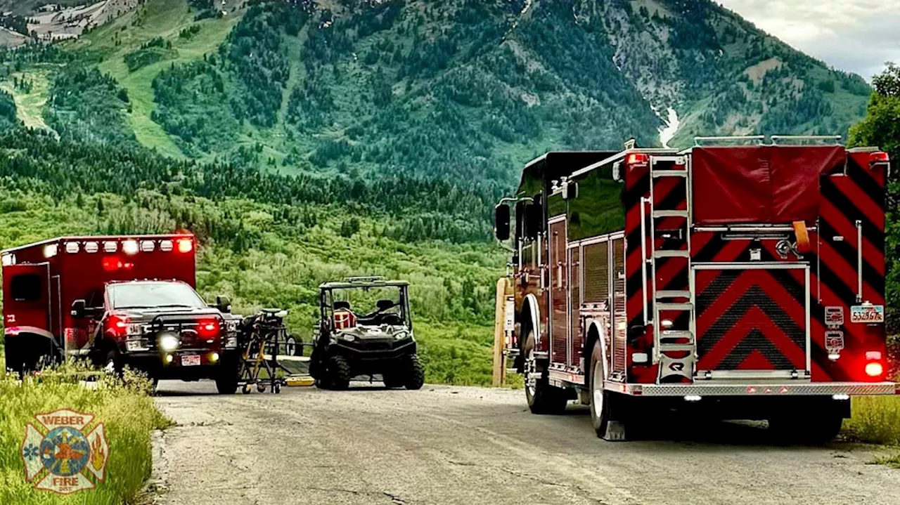 Mountain biker rescued off trail after 'serious crash' near Pineview Reservoir