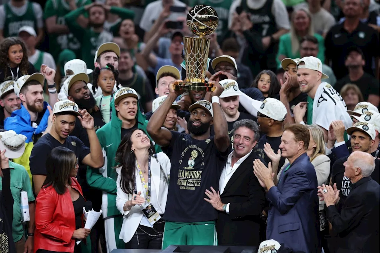 NBA Finals: Celtics win record 18th title with Game 5 rout of Mavericks