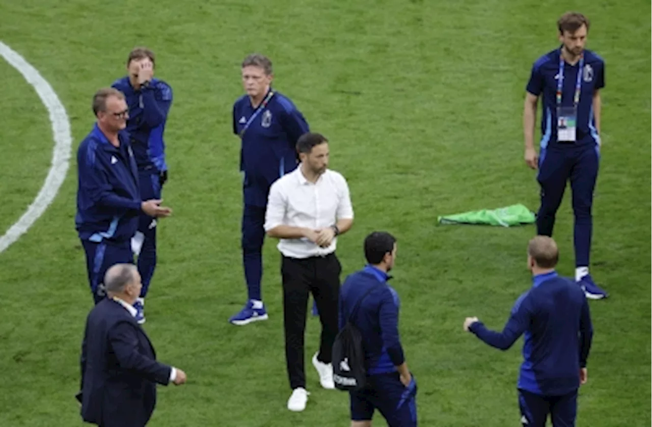 Belgium coach Tedesco rues missed chances after Euro loss to Slovakia