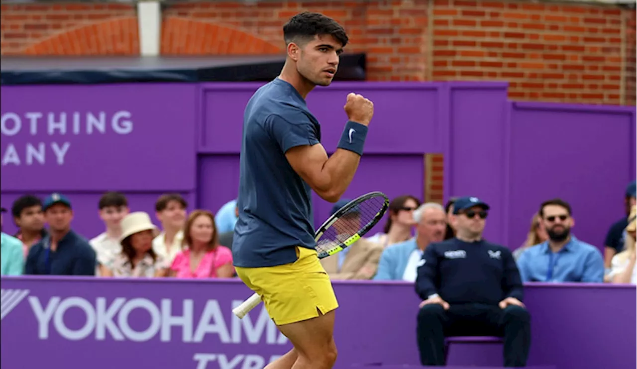 Carlos Alcaraz Menang di Laga Pertama Queens Club