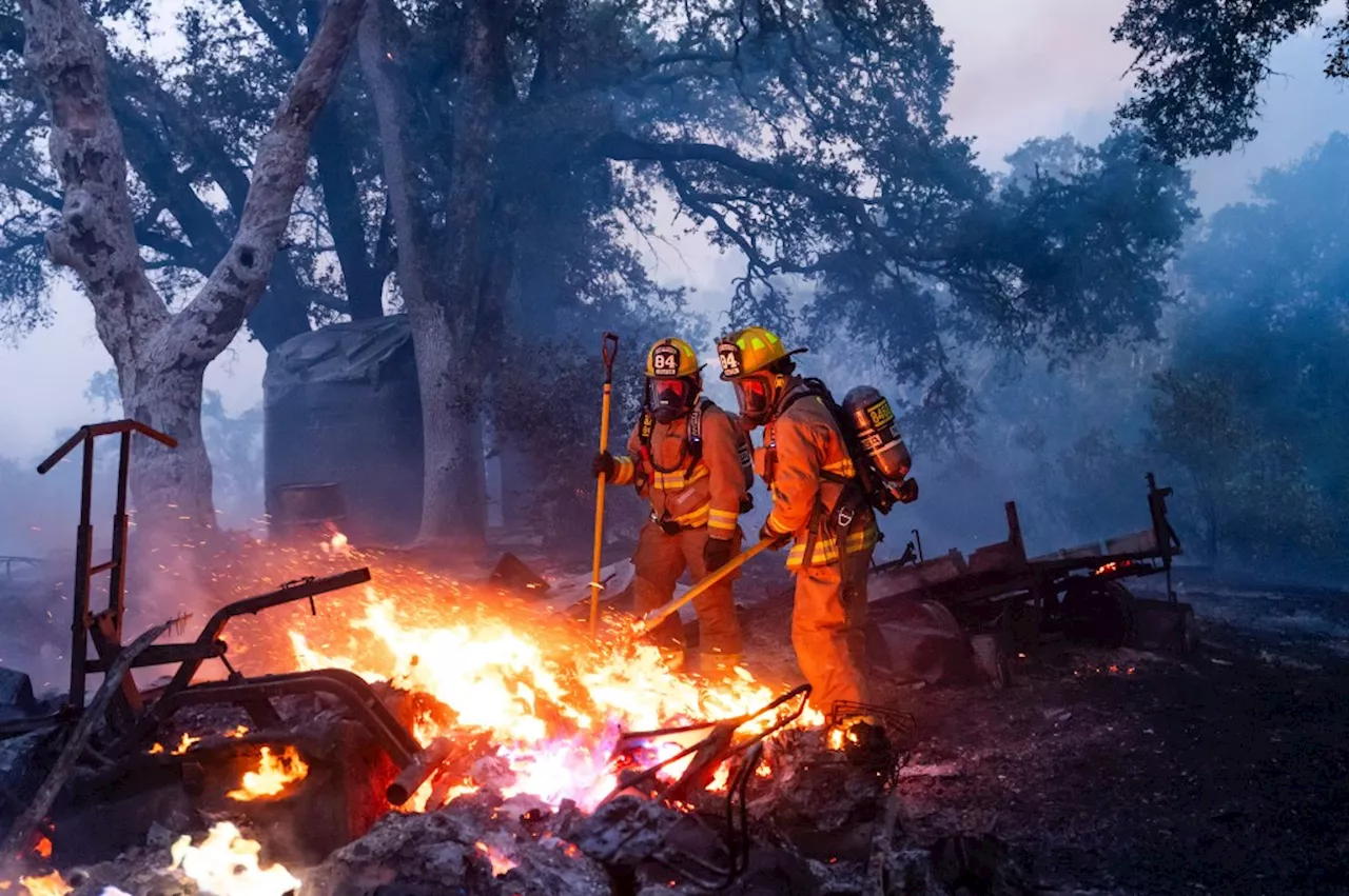 Cal Fire crews battling 10 blazes of 300 acres or more across state