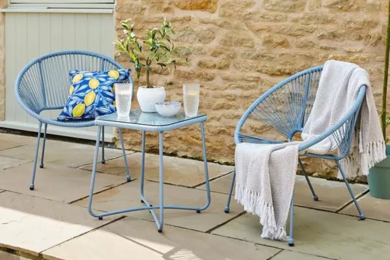 Dunelm's 'really stylish' garden bistro set is reduced to £60 in summer sale