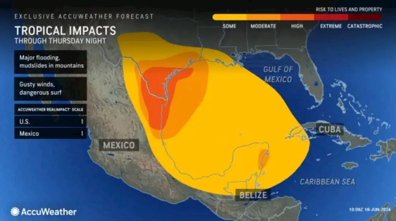 First tropical storm of season expected to lash parts of southern U.S.