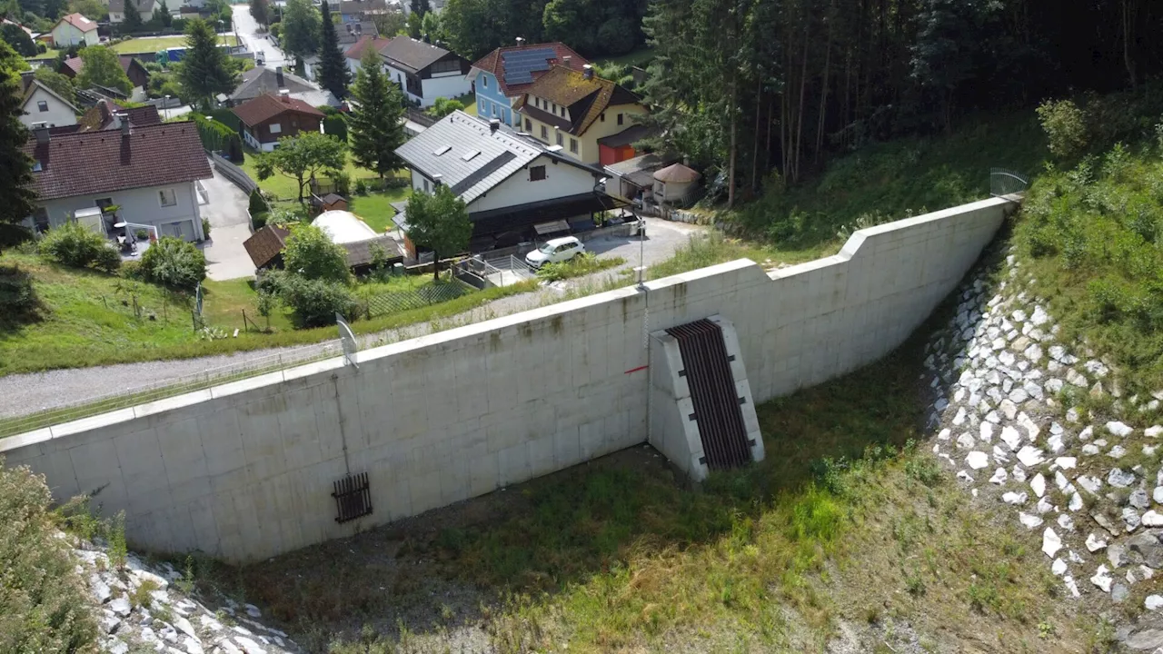 Schutz an Traisen und Bächen im Bezirk St. Pölten massiv ausgebaut