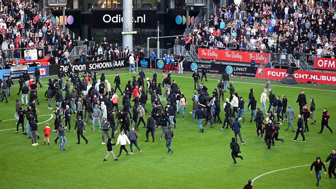 Meer aanhoudingen voor rellen na FC Utrecht