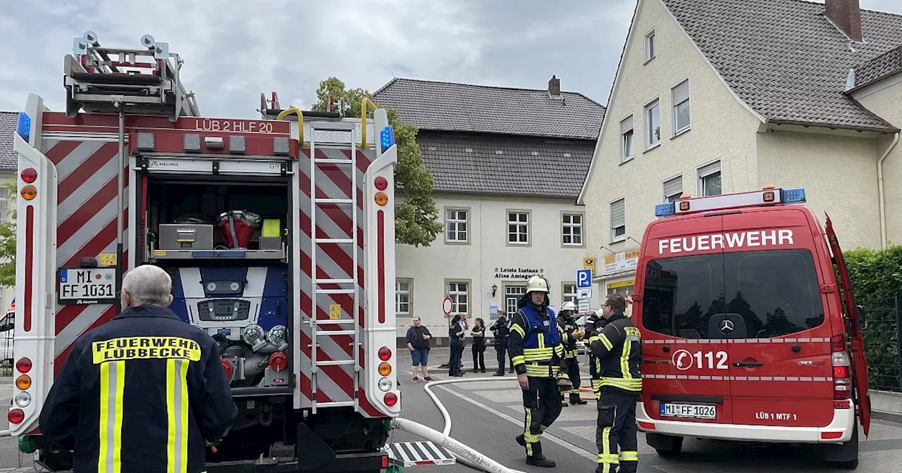 Gefährliches Paket löst Feuerwehr-Großeinsatz in Lübbecker Innenstadt aus