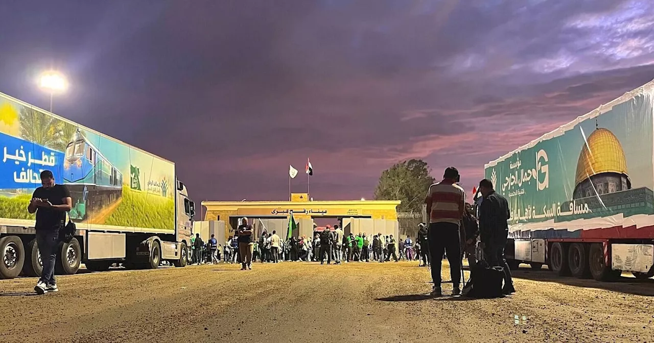 Palästinenser aus Gaza stranden in Kairo