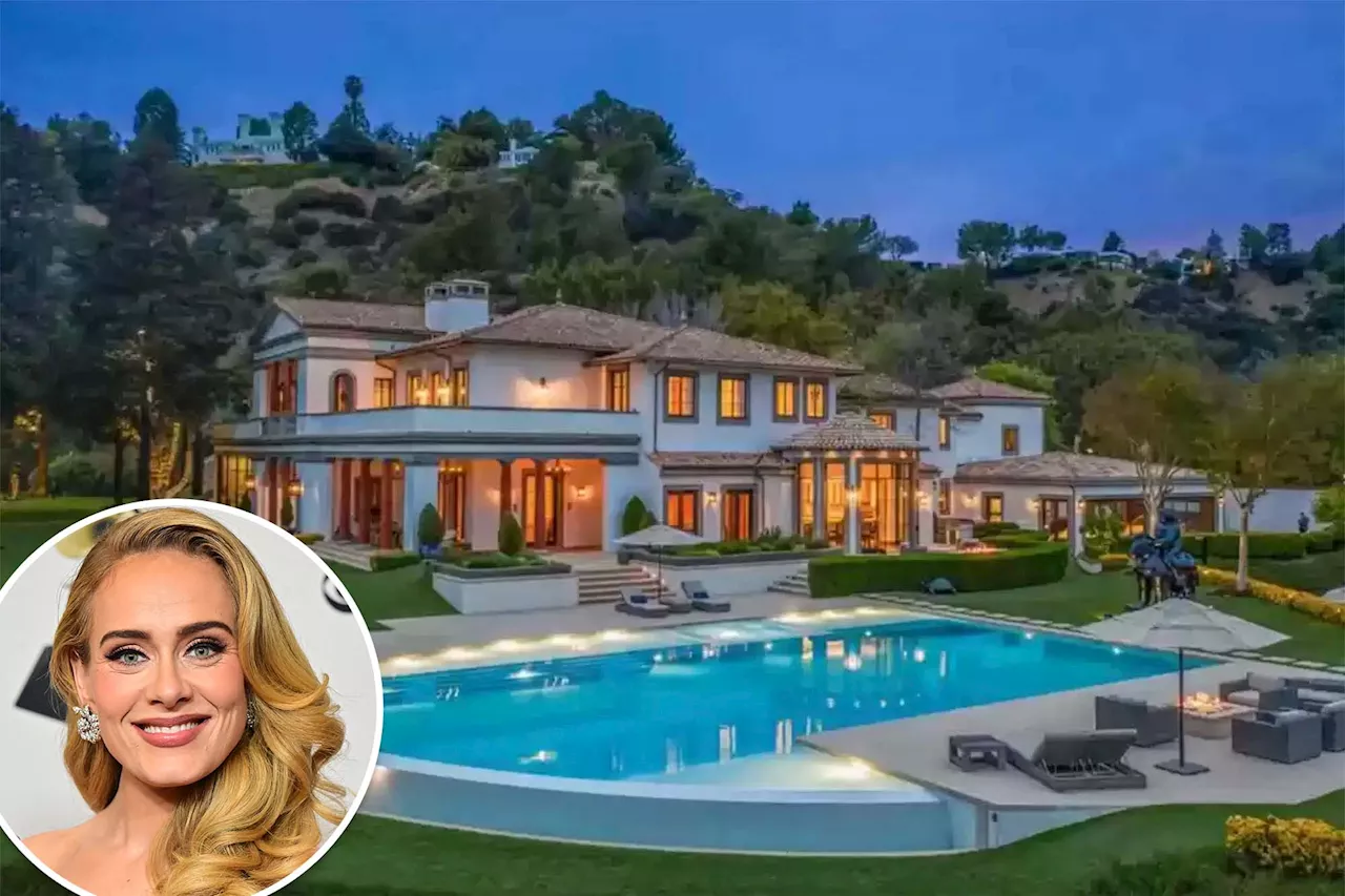 Adele still hasn't moved into the $58M mansion she bought from Sylvester Stallone