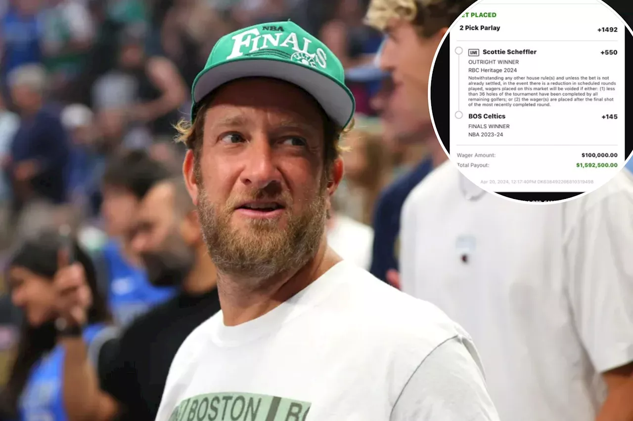 Barstool's Dave Portnoy wins $1.6 million for Celtics' NBA title, Scottie Scheffler parlay