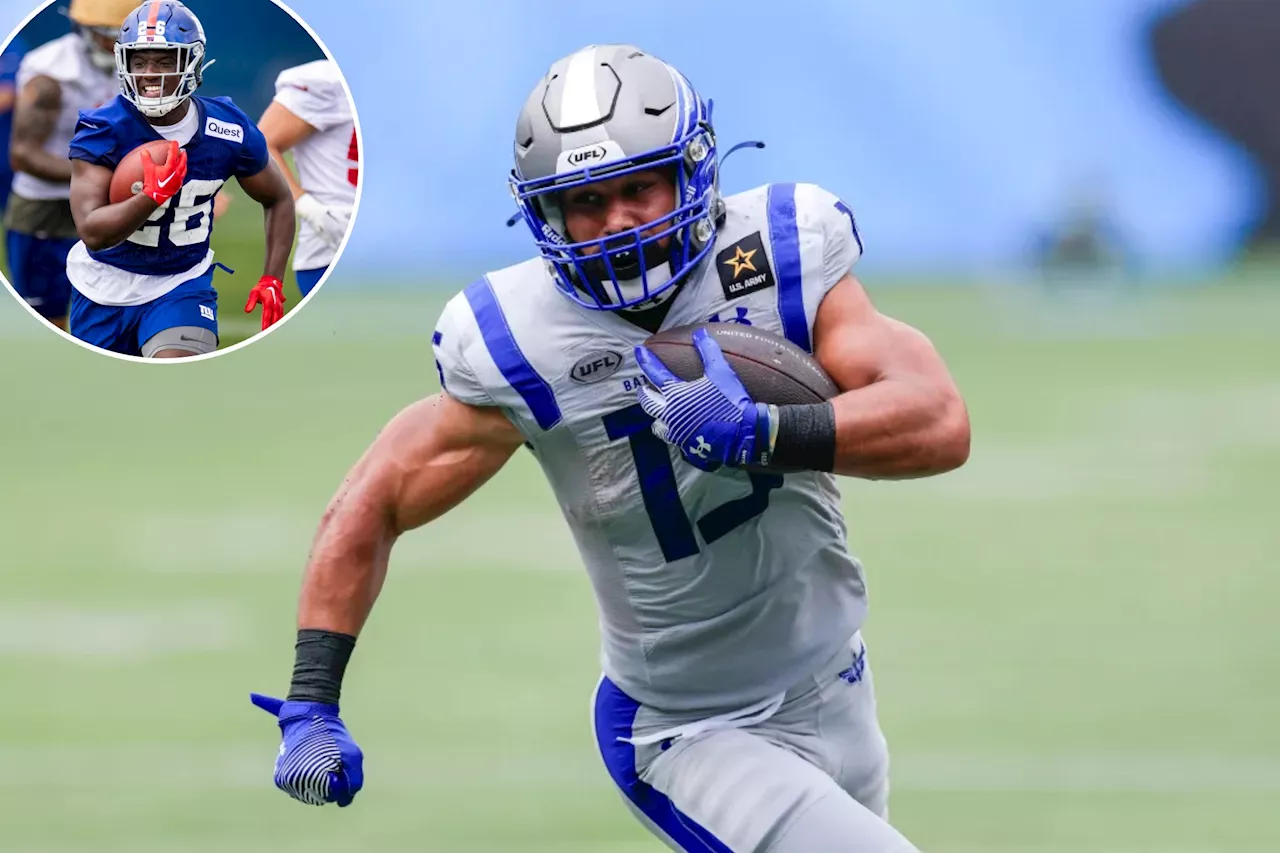 Giants add UFL rushing leader Jacob Saylors to bolster backfield