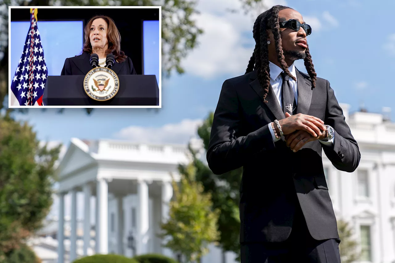 Kamala Harris to headline gun control event with rapper Quavo, who glorified firearms in songs before nephew's death