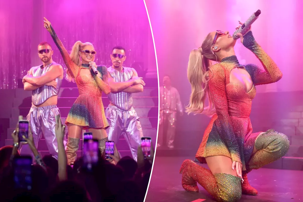 That's Hot: Paris Hilton performs new single at Alice + Olivia's Pride bash