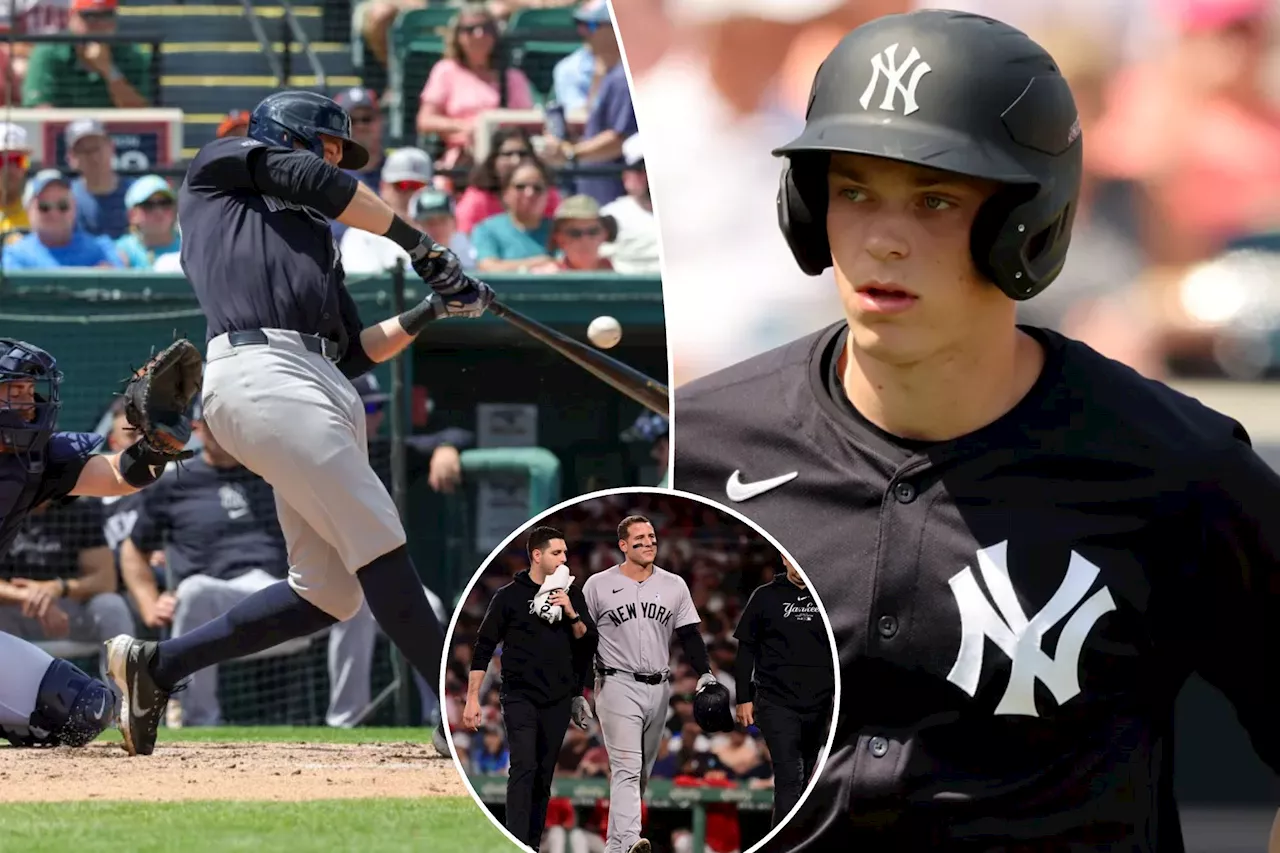 Yankees calling up hot prospect Ben Rice to replace Anthony Rizzo