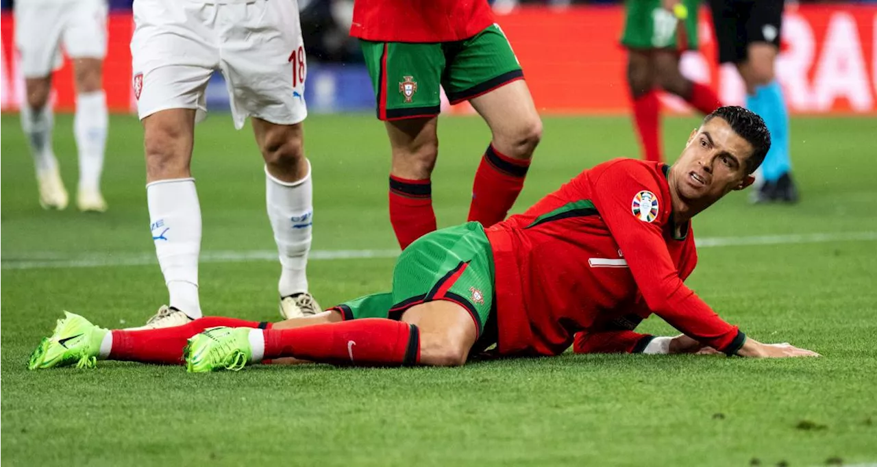 Cristiano Ronaldo et le Portugal butent sur les Tchèques à la pause