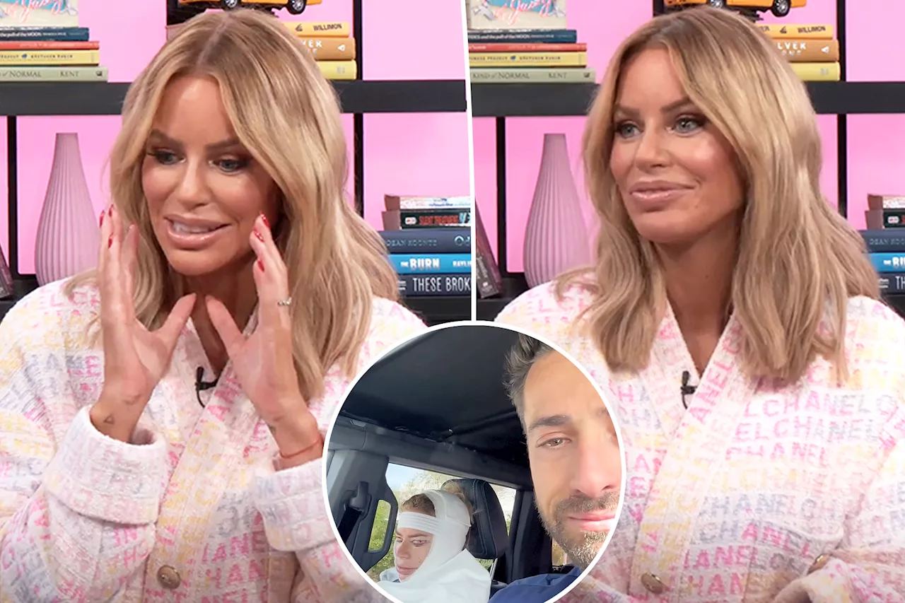 Caroline Stanbury pokes fun at husband Sergio Carrallo for crying after her facelift