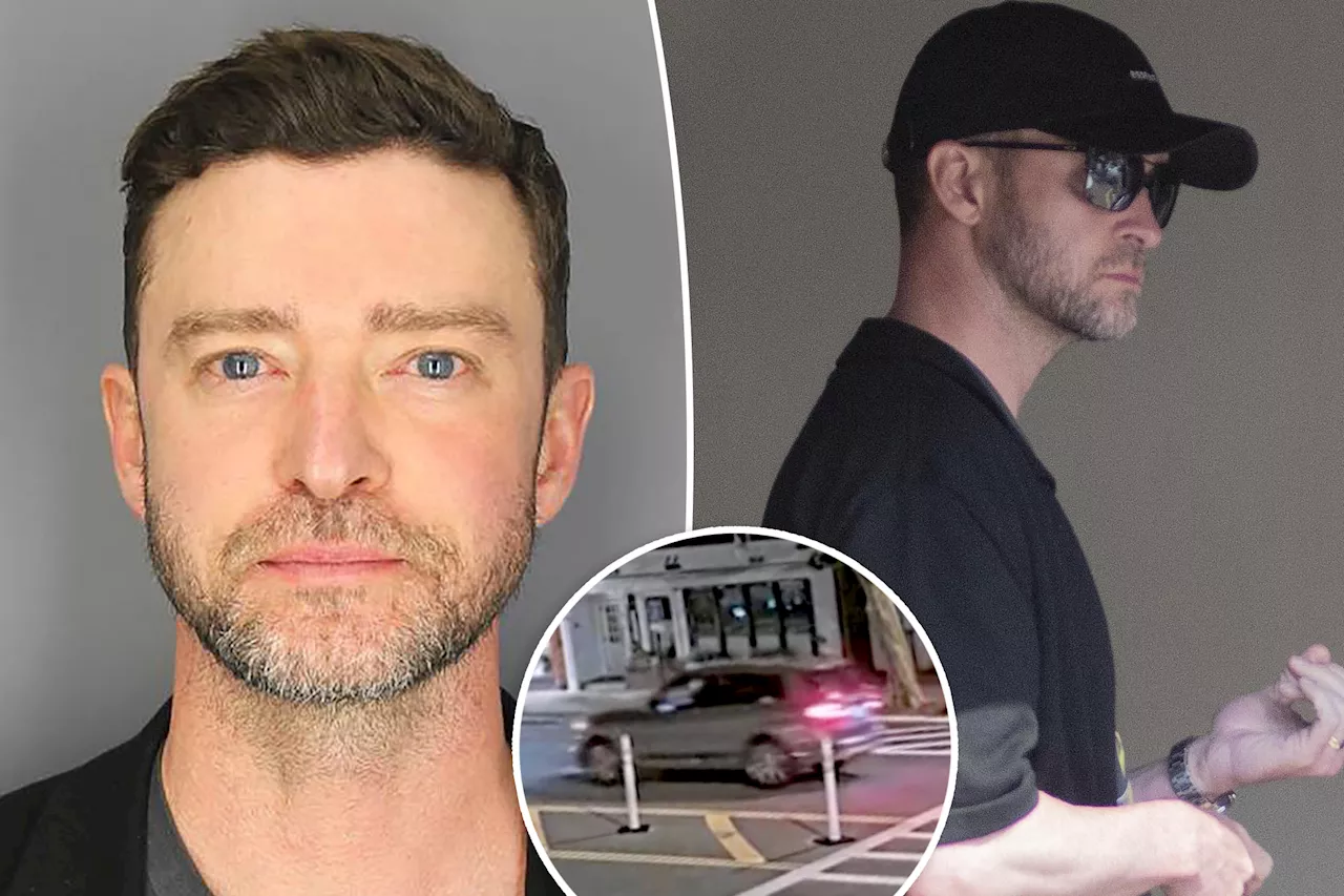 Justin Timberlake’s bloodshot, glassy-eyed mugshot released after Hamptons DWI arrest