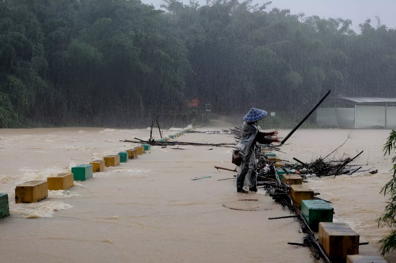 Four dead, over a dozen missing as extreme weather hits China