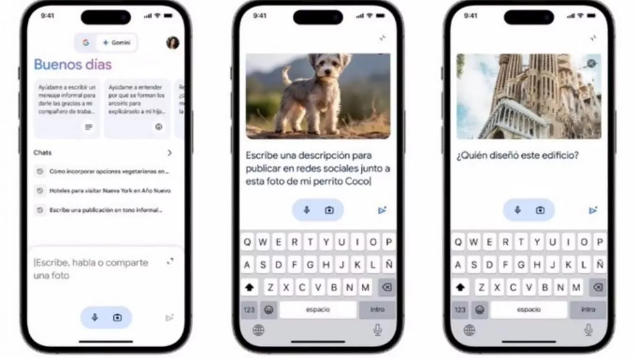 El 'chatbot' Gemini ya está disponible para iOS en la app de Google