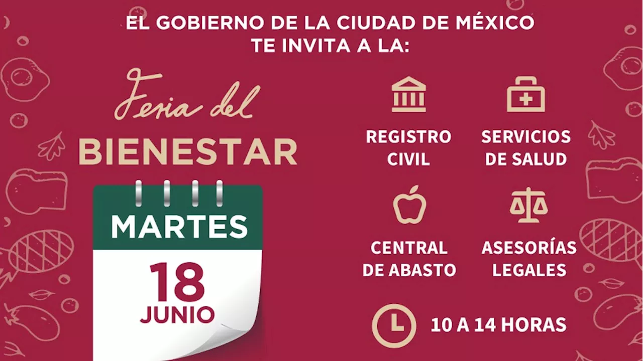 Feria del Bienestar: Actas de nacimiento, asesorías legales, atención médica ¡GRATIS!