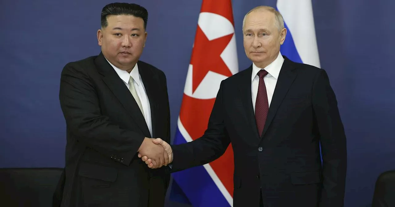 Wladimir Putin von Kim Jong-un in Nordkorea empfangen​