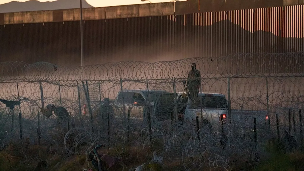 Texas National Guard is shooting pepper balls to deter migrants at the border