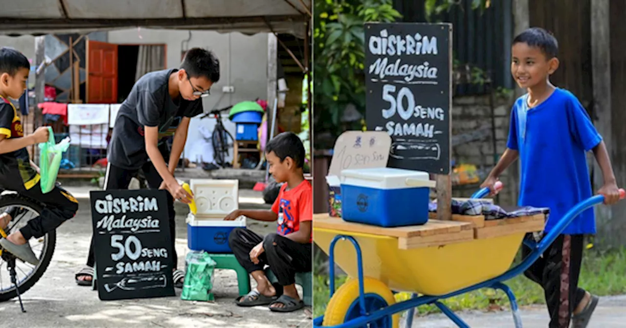 7-Year-Old Selling Aiskrim Malaysia Says Learning To Earn Has Taught Him To Be Frugal