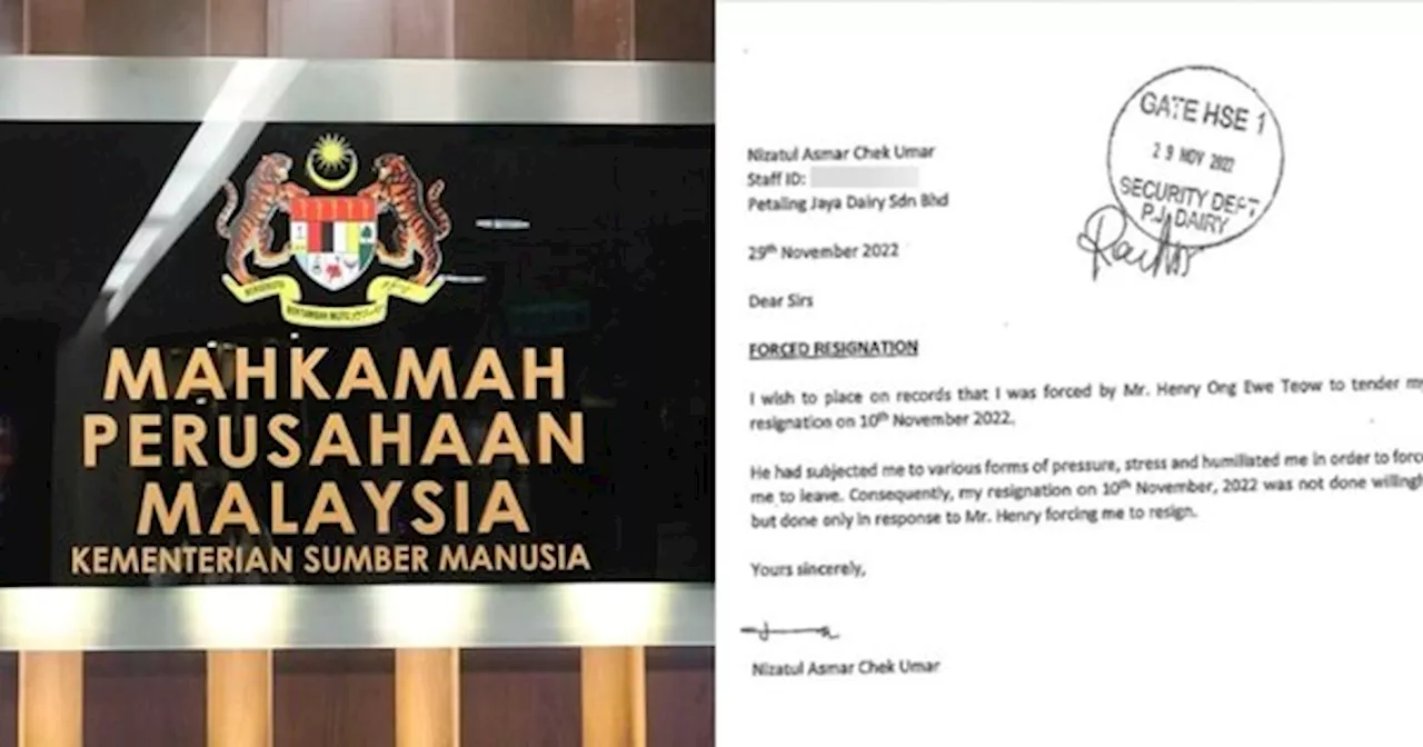 Tahu Tak Jika Dipaksa Berhenti Kerja, Anda Boleh Tulis Pada Surat Resign & Dapat Pampasan?