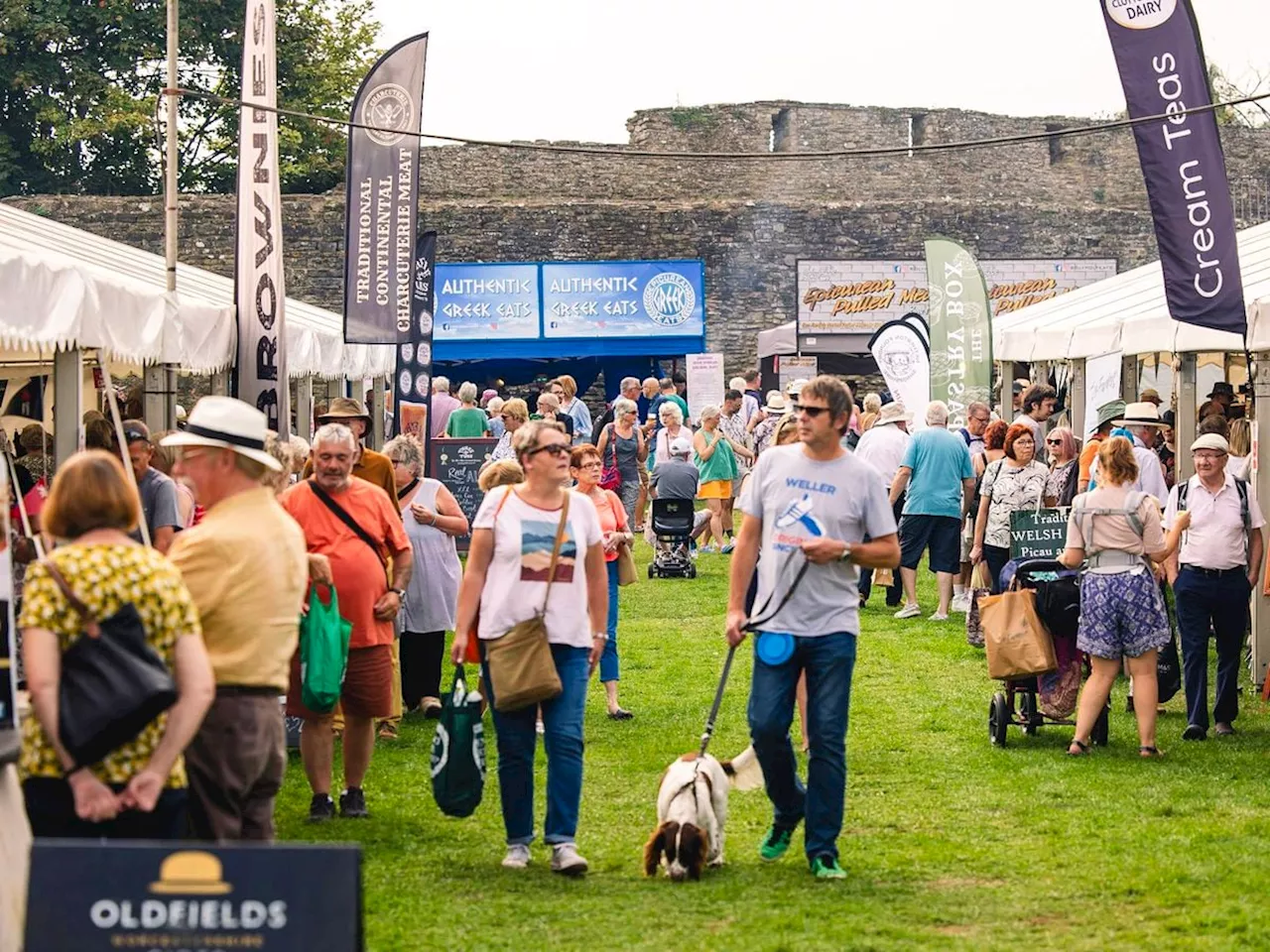 'Food, drink, fire' and a name that everyone knows at this year's Ludlow Food Festival