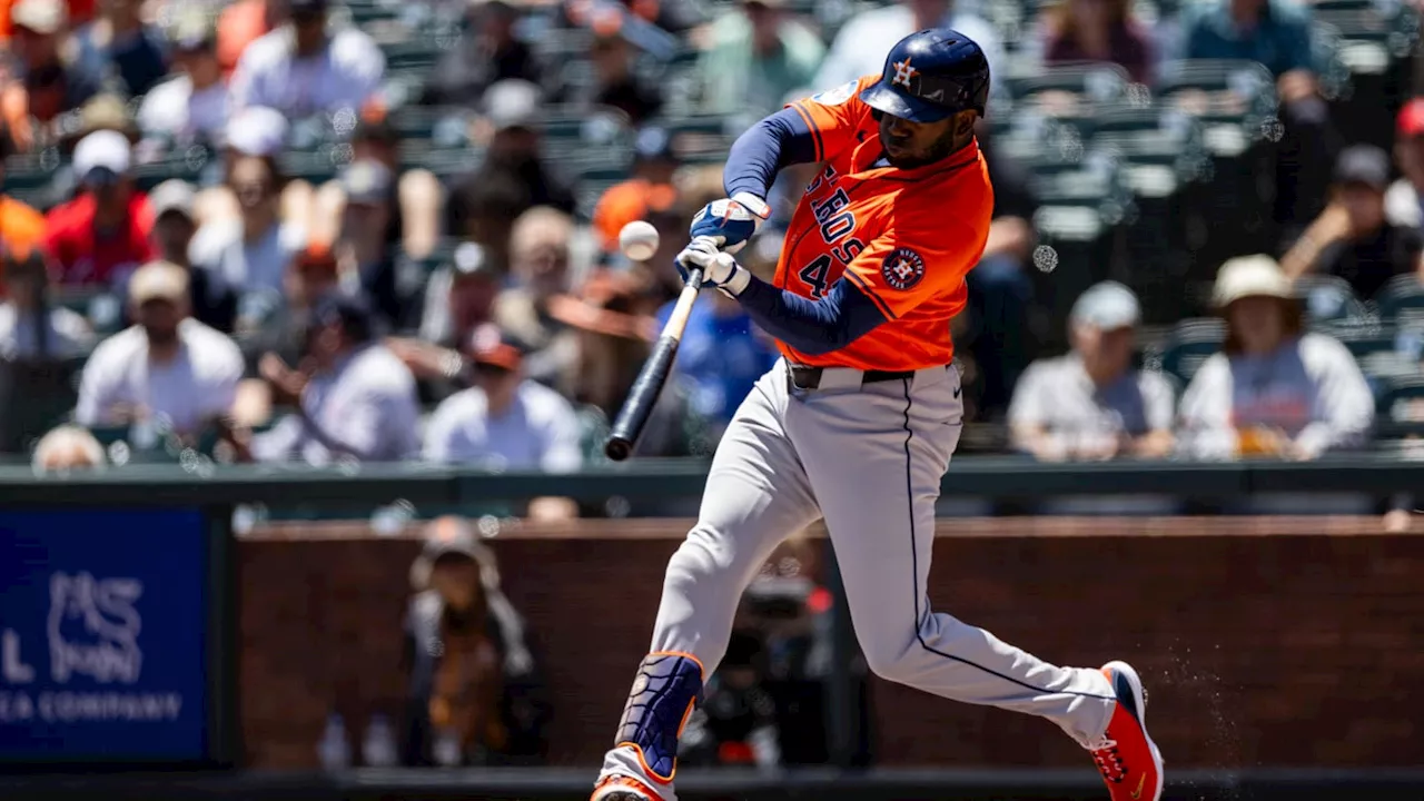 Houston Astros Sluggers Lead All-Star Game Voting At Two Positions