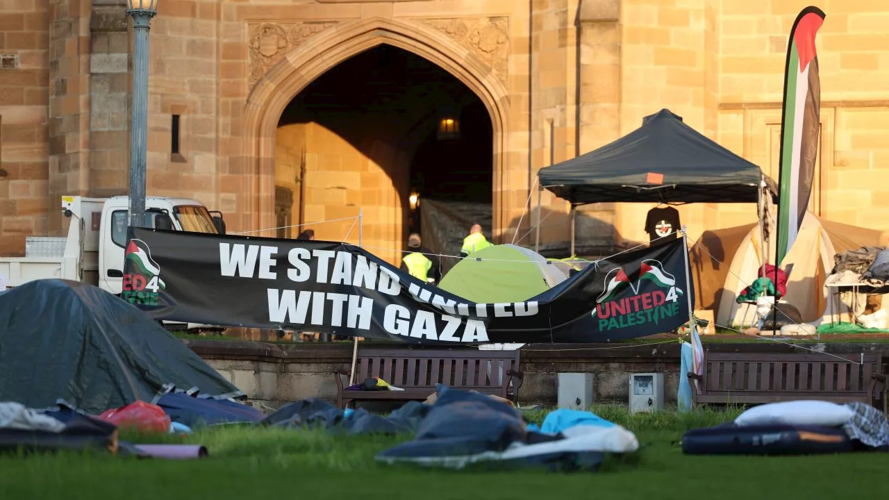 Sydney University’s Gaza camp disbanded after eight weeks