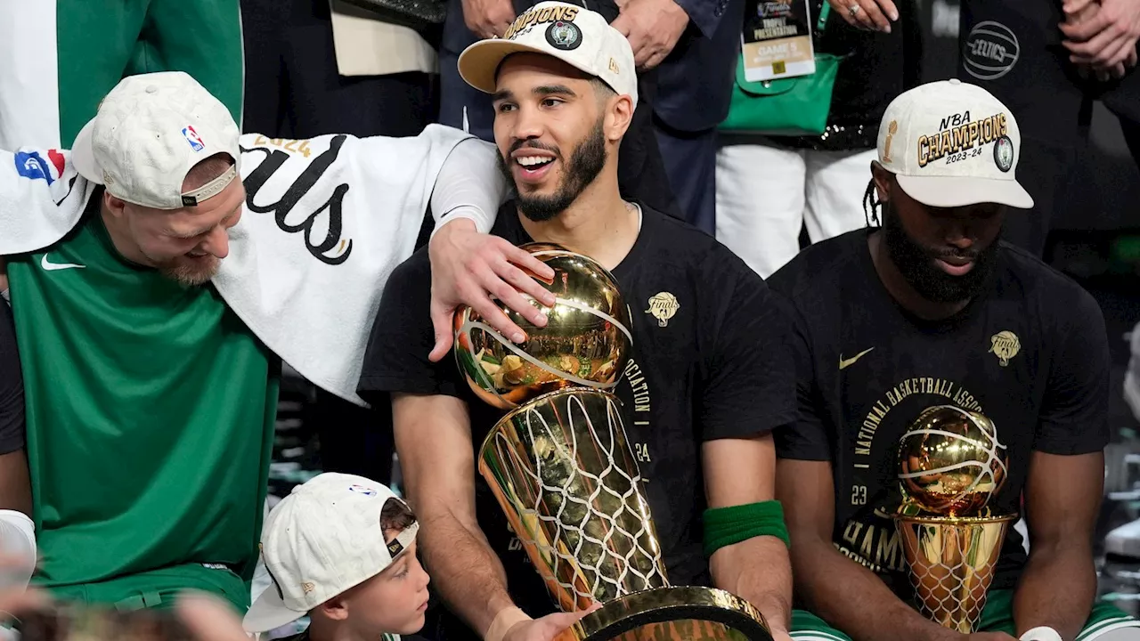 Boston Celtics seal 4-1 NBA finals win over Dallas Mavericks to claim record 18th title