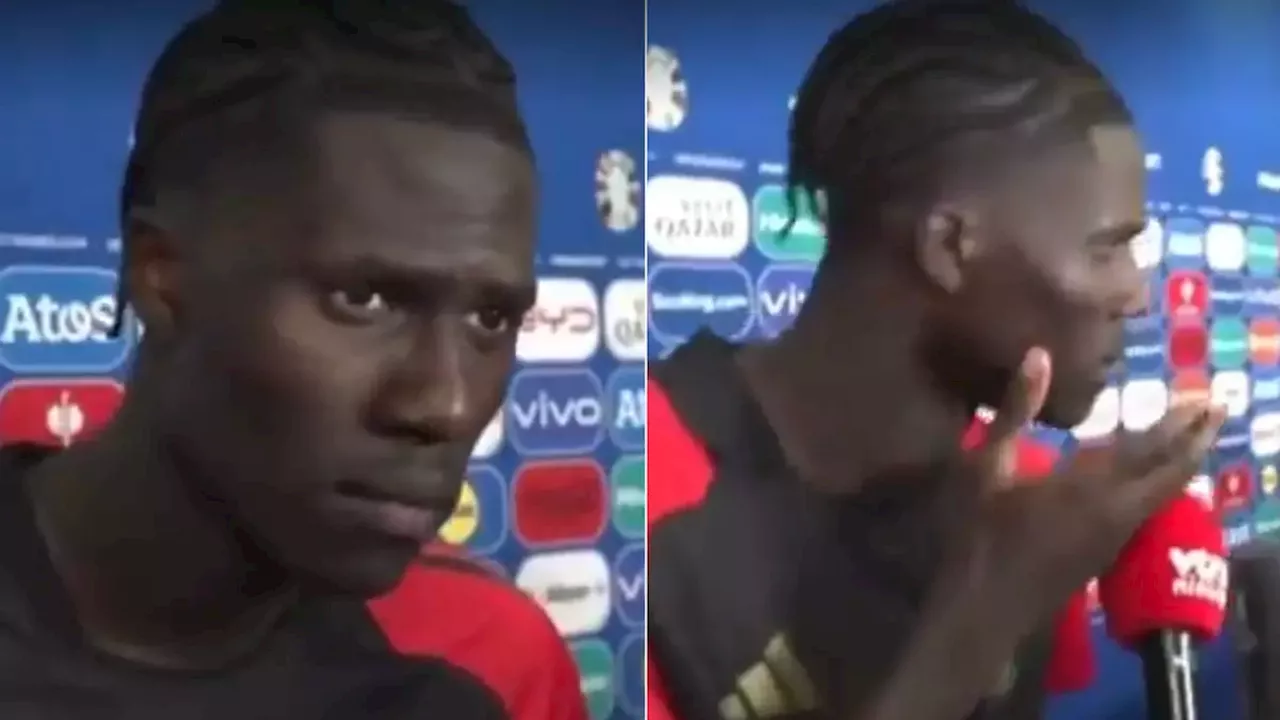 Amadou Onana gives brutal 'seven word' response to reporter who mistakes him for Andre Onana