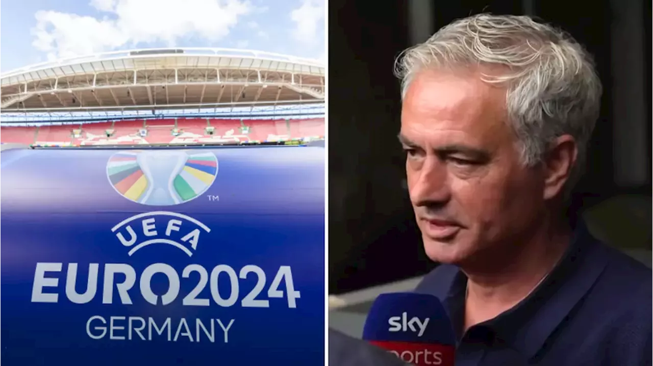 Jose Mourinho names the three players he will be watching with 'sadness' at Euro 2024