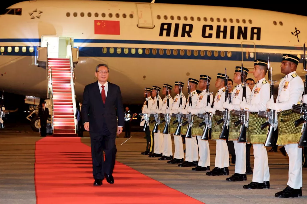 China's Premier Li Qiang arrives in Malaysia for three-day official visit