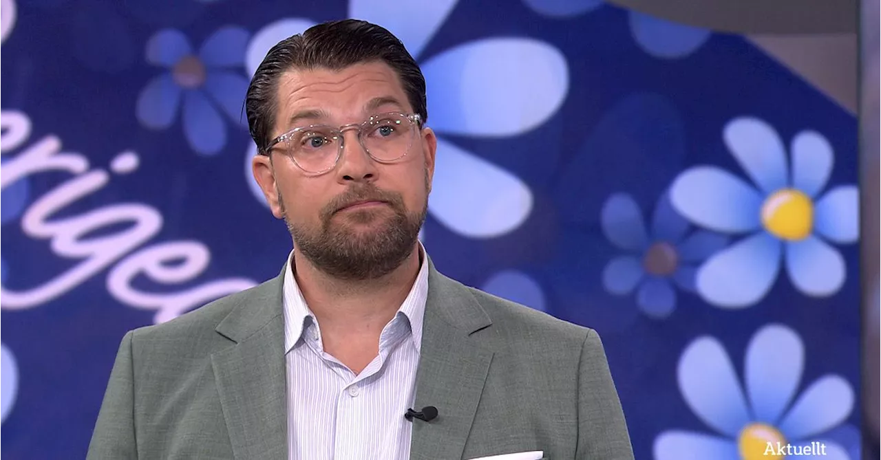 Jimmie Åkesson (SD) i första intervjun efter besvikelsen i EU-valet