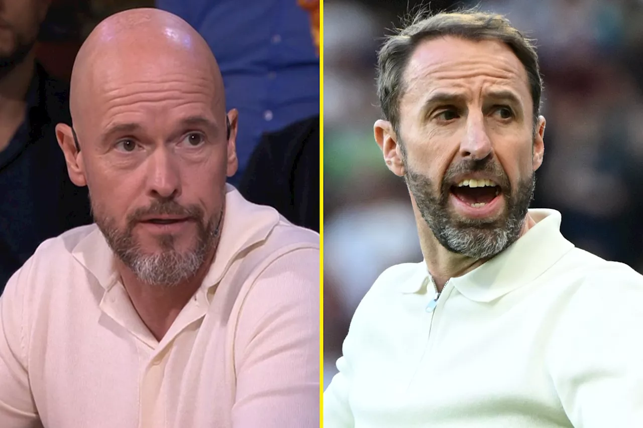 Erik ten Hag aims dig at Gareth Southgate’s ‘vision’ in England’s ‘passive’ Euro 2024 win over Serbia...