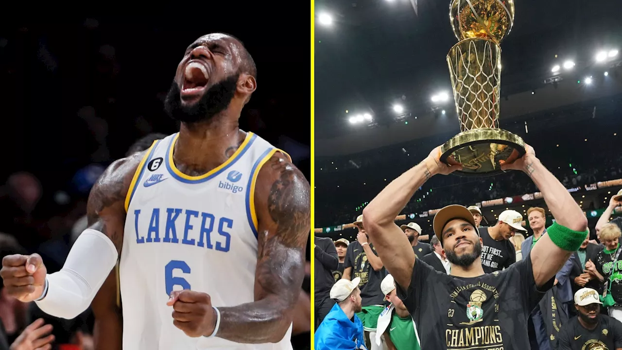 LeBron James picked the wrong team as Boston Celtics surpass Los Angeles Lakers in NBA championship history...