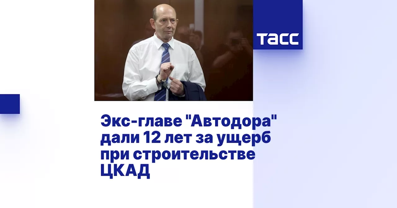 Экс-главе 'Автодора' дали 12 лет за ущерб при строительстве ЦКАД