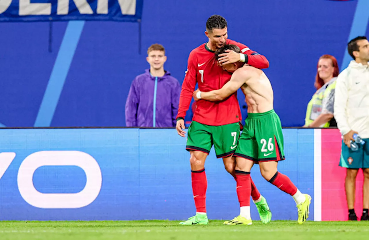 Passing of time on Ronaldo's historic night clear to see with Portugal's winner