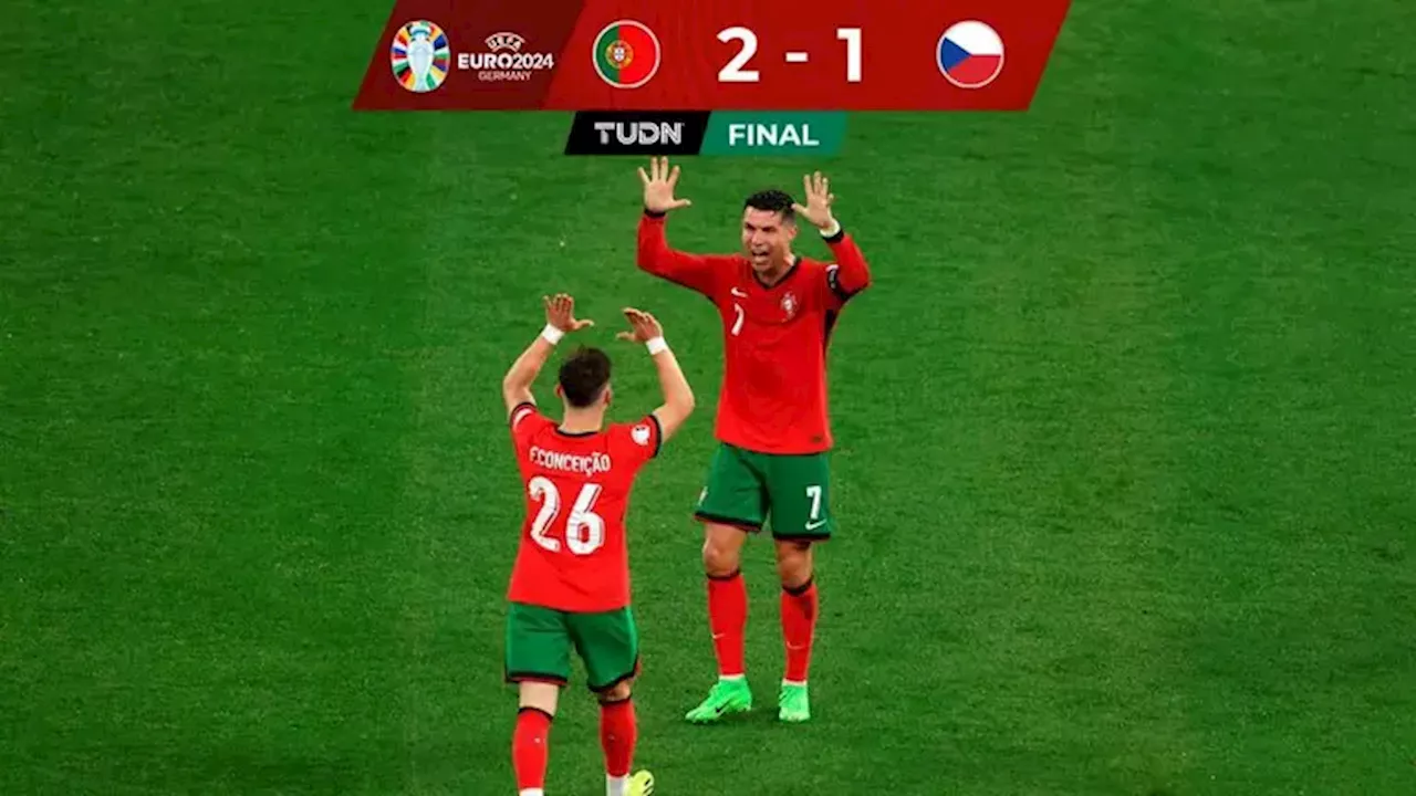 Portugal con Cristiano Ronaldo inicia la Euro 2024 con triunfo ante República Checa