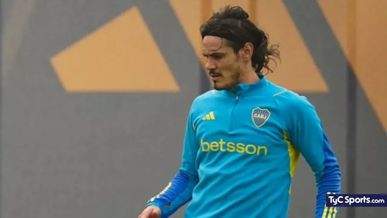 Último entrenamiento de Boca antes de Mendoza: expectativa por Cavani y el debut de Medel