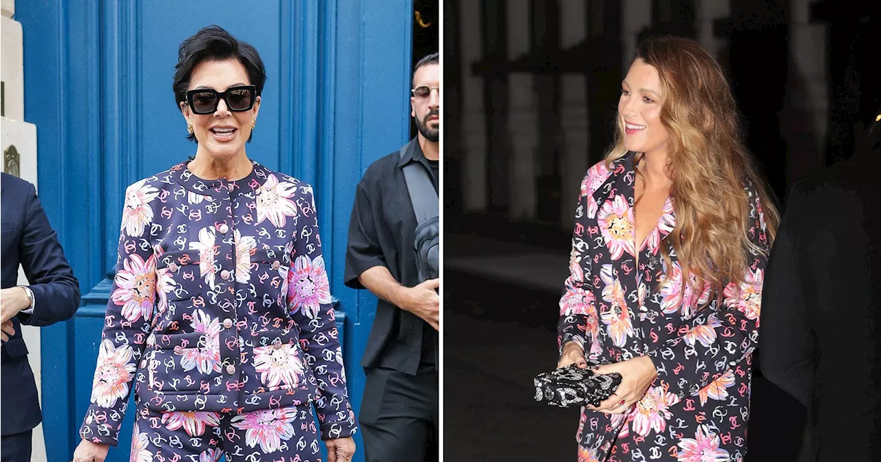 Kris Jenner Rocks the Exact Chanel Floral Suit Blake Lively Just Wore