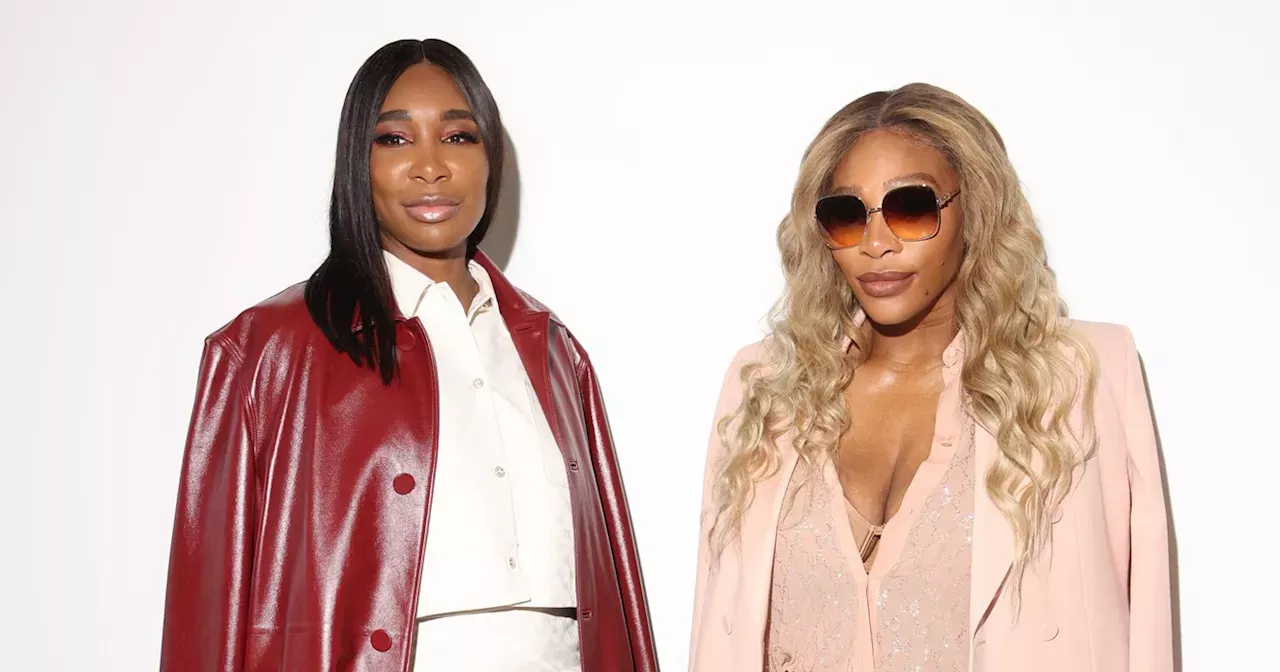 Venus and Serena Williams Attend Milan Fashion Week in Blush Tones ...