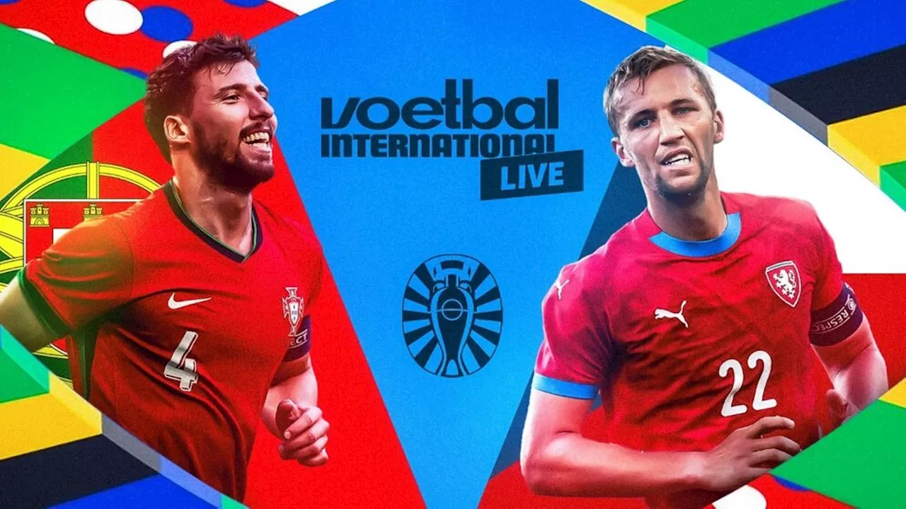 VI Live: Lingr begint op de bank bij Tsjechië, Portugal met Ronaldo