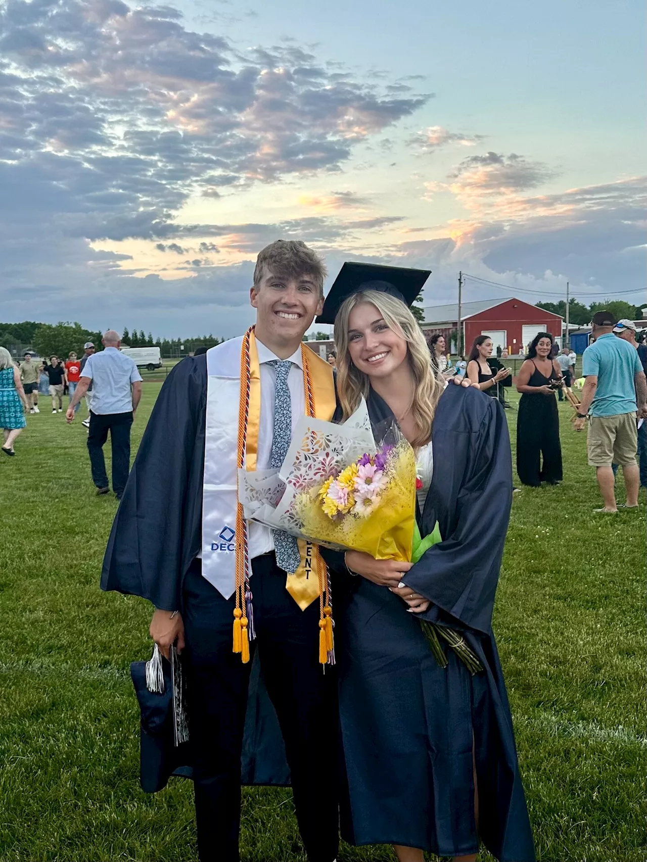 To send off his fellow graduates, he wrote 180 personalized notes