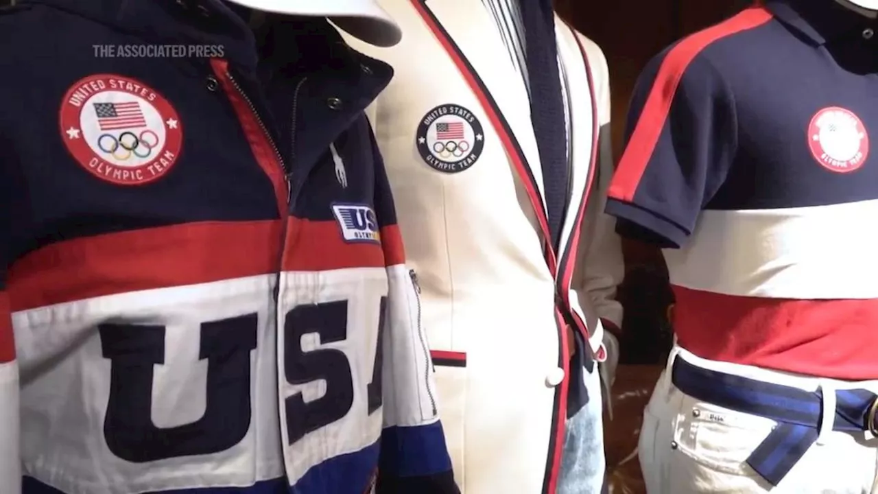 Ralph Lauren goes with blue denim jeans for Team USA's Olympic ceremony uniforms