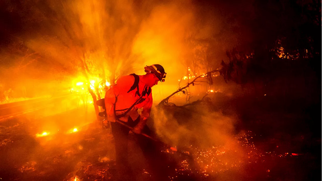 New wildfires in northern California, firefighters gain ground against big one down south