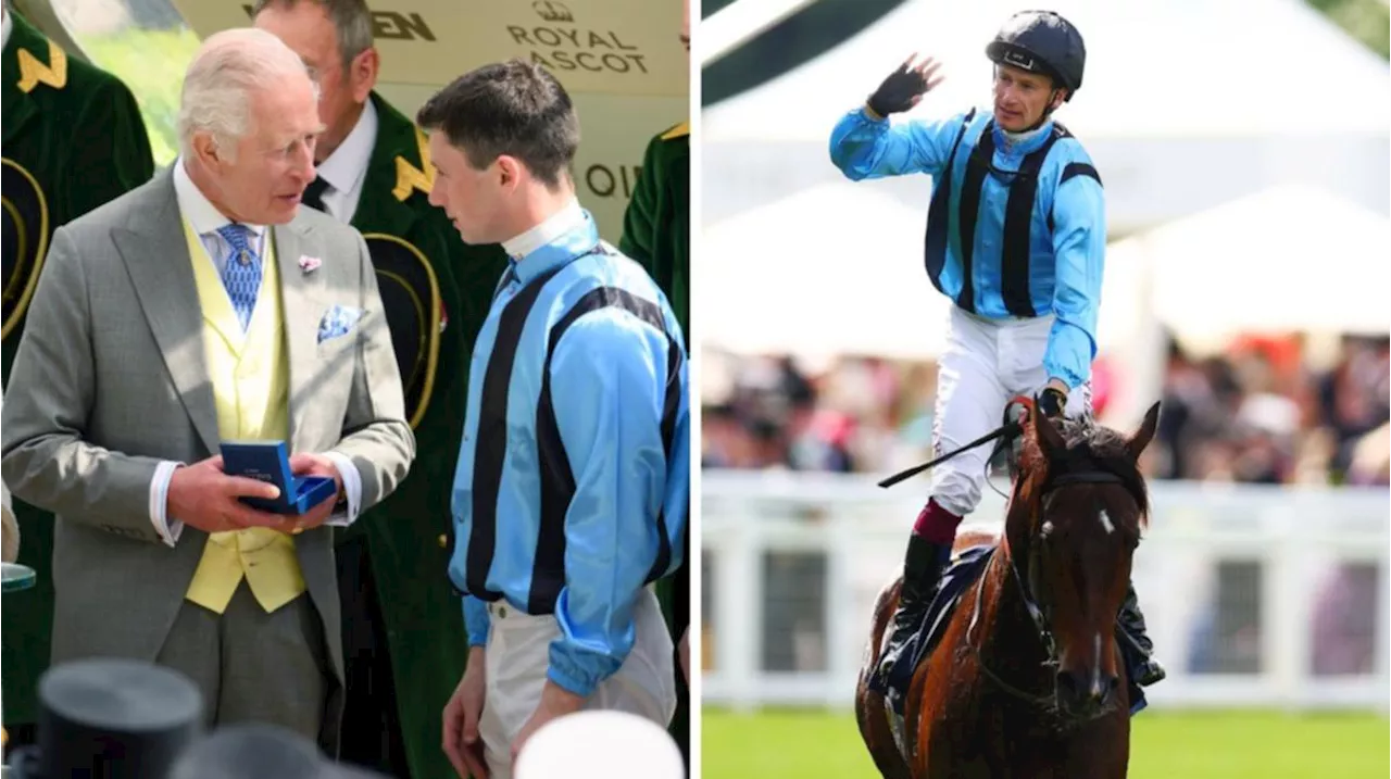 King Charles watches on as Aussie-trained Asfoora wins $1m feature race at Royal Ascot