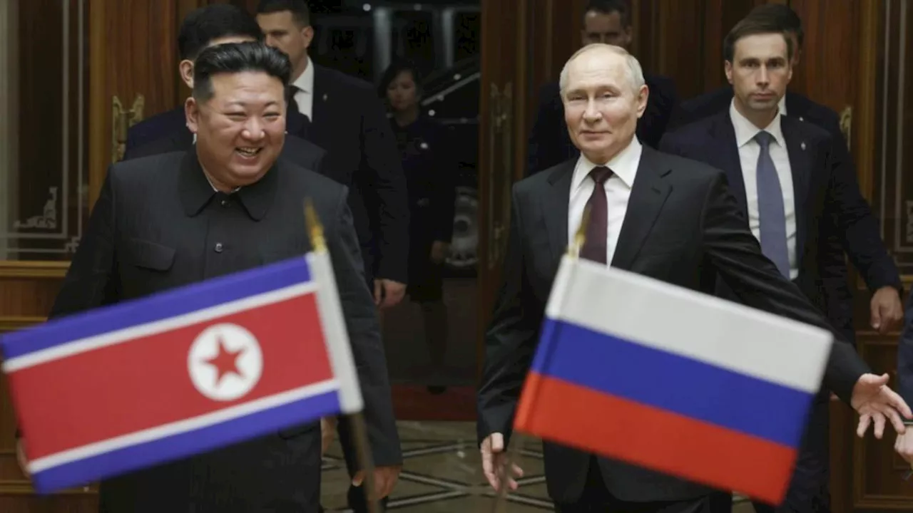 Putin and Kim meet in North Korea, vow 'new world'