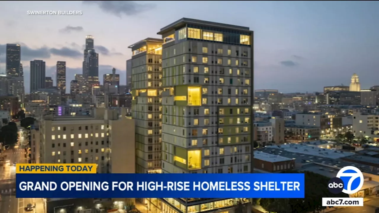 New high-rise building to house homeless in $600K units in downtown Los Angeles